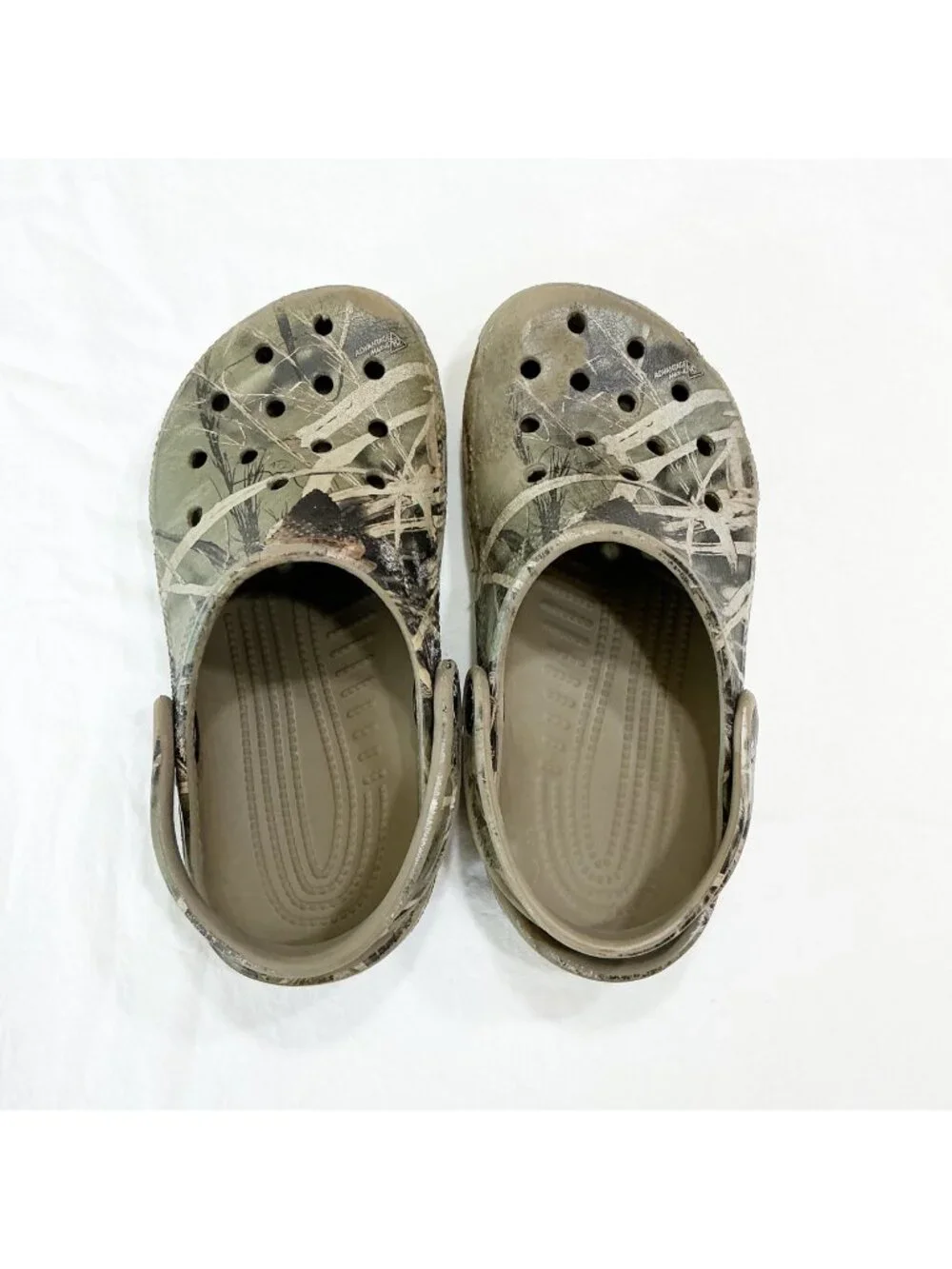 Crocs Kids Classic Realtree Camo Clogs Slip-On Shoes Size J1